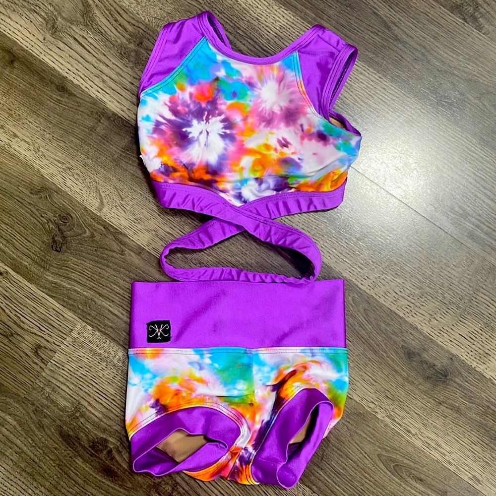 Kandi kouture two piece dance outfit